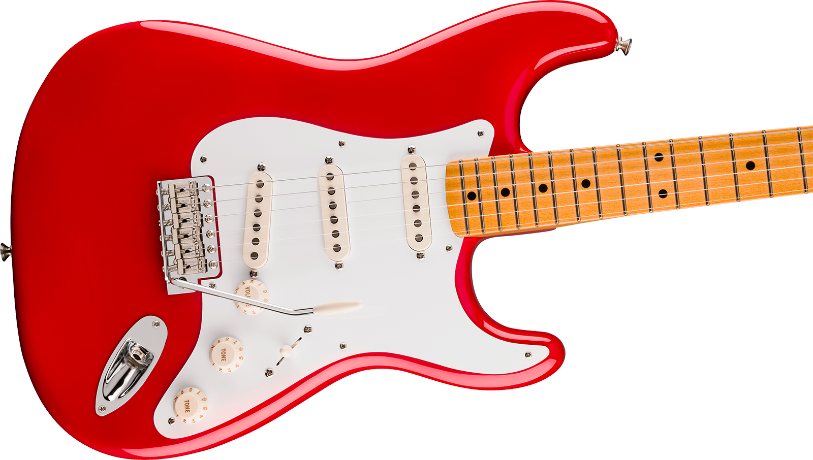Fender Strat Late 50s Vintera 3 Mex 3s Trem Mn - Dakota Red - Str shape electric guitar - Variation 2