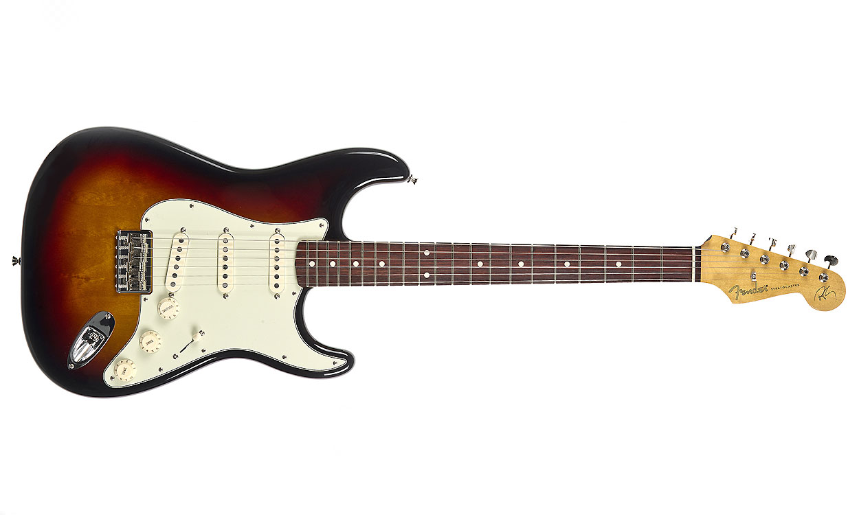 Fender Strat Mexican Artist Robert Cray 3s Rw 3 Color Sunburst - Str shape electric guitar - Variation 1