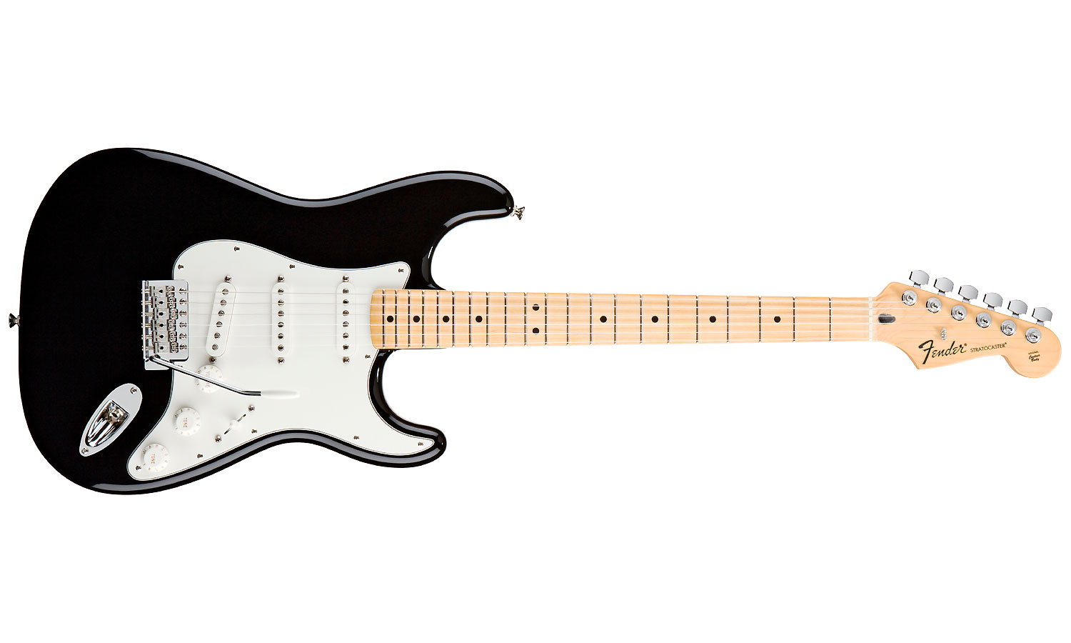 Fender Strat Mexican Standard 2011 3s Mn Black - Str shape electric guitar - Variation 1