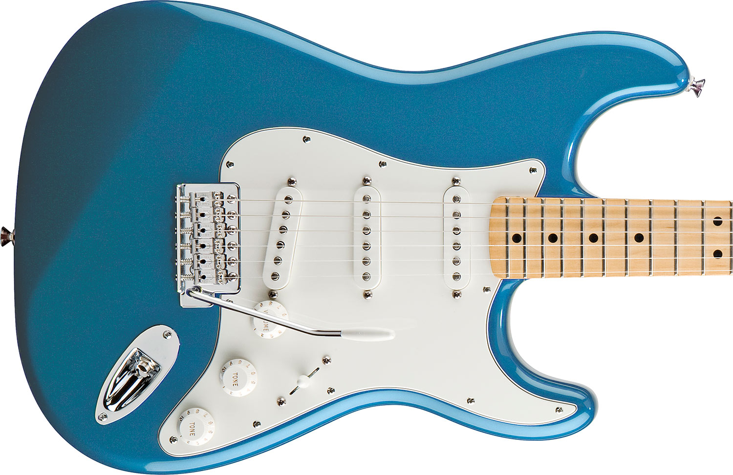 Fender Strat Standard Mex Sss Mn - Lake Placid Blue - Str shape electric guitar - Variation 2