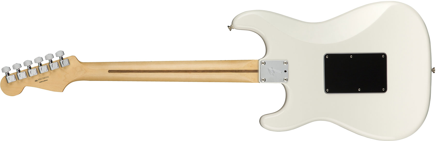 Fender Strat Player Floyd Rose Mex Hss Fr Mn - Polar White - Str shape electric guitar - Variation 1