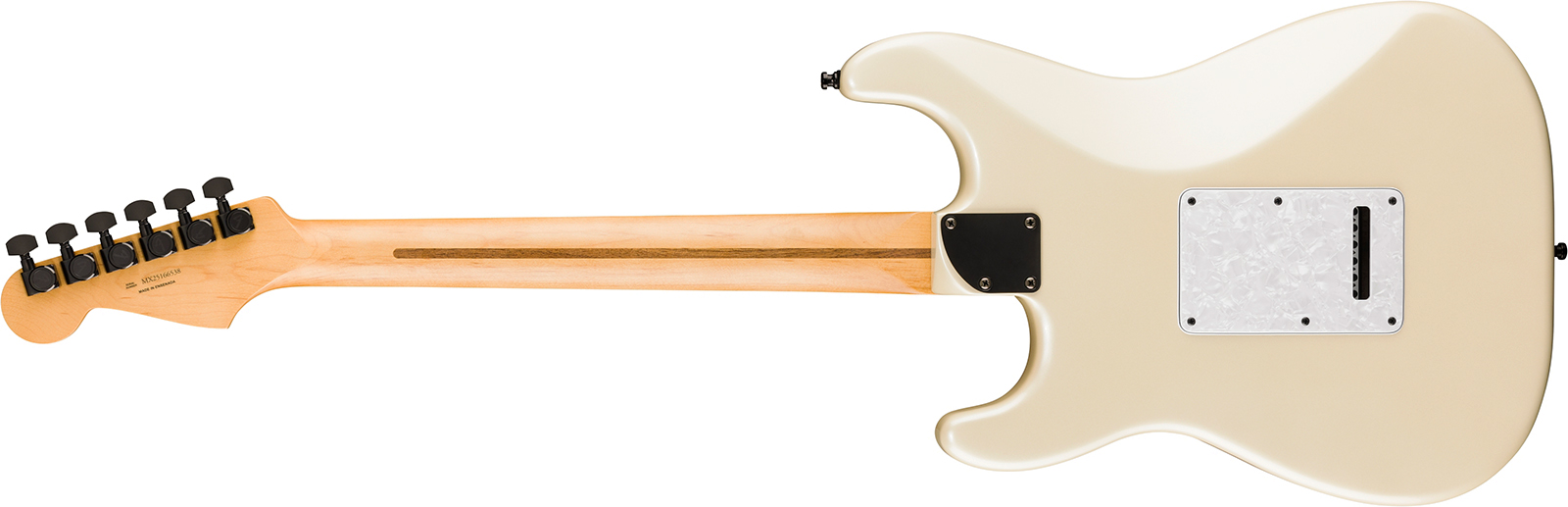 Fender Strat Player Fusion Ltd Mex Hss Trem Eb - Olympic Pearl - Str shape electric guitar - Variation 1