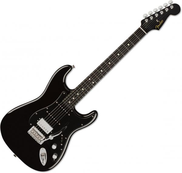 Solid body electric guitar Fender Player Stratocaster HSS Ltd (MEX, EB) - Black