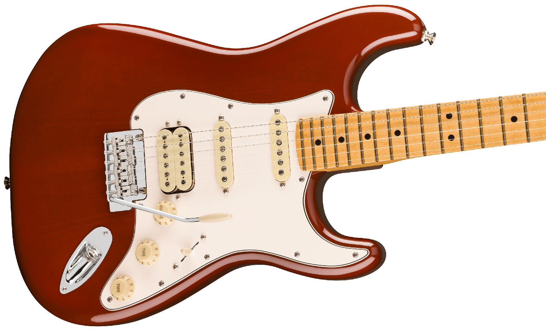 Fender Strat Player Ii Hss Mex Acajou Trem Mn - Transparent Mocha Burst - Str shape electric guitar - Variation 2