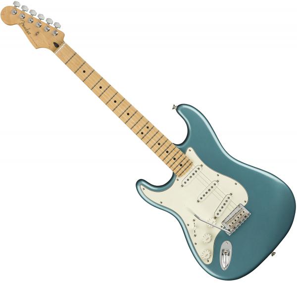 Solid body electric guitar Fender Player Stratocaster Left Hand (MEX, MN) - Tidepool