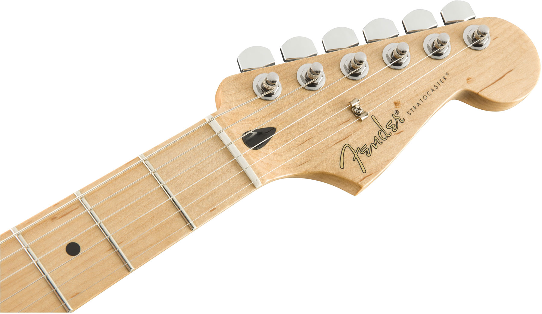 Fender Strat Player Lh Gaucher Mex Sss Mn - Polar White - Left-handed electric guitar - Variation 3