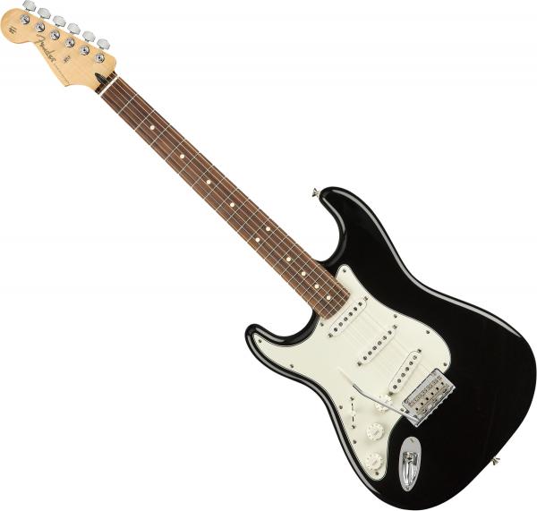 Solid body electric guitar Fender Player Stratocaster Left Hand (MEX, PF) - Black