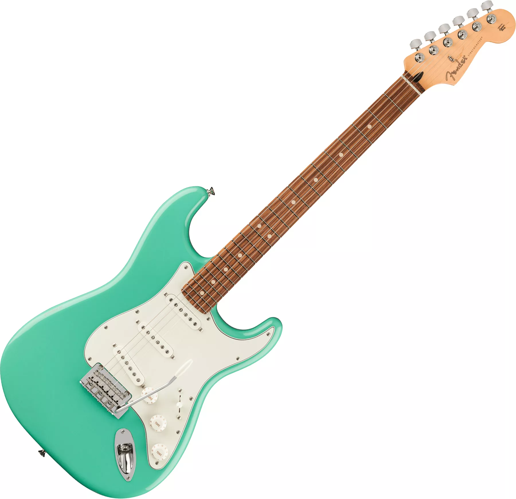 Player Stratocaster (MEX, PF) - seafoam green Str shape electric 