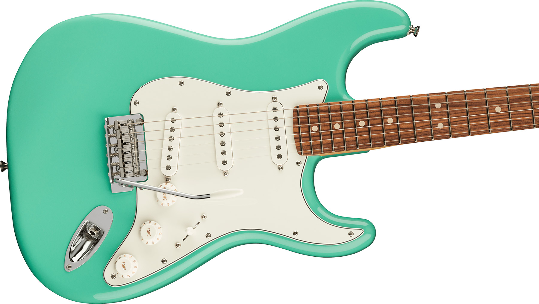 Fender Strat Player Mex 2023 3s Trem Pf - Seafoam Green - Str shape electric guitar - Variation 2