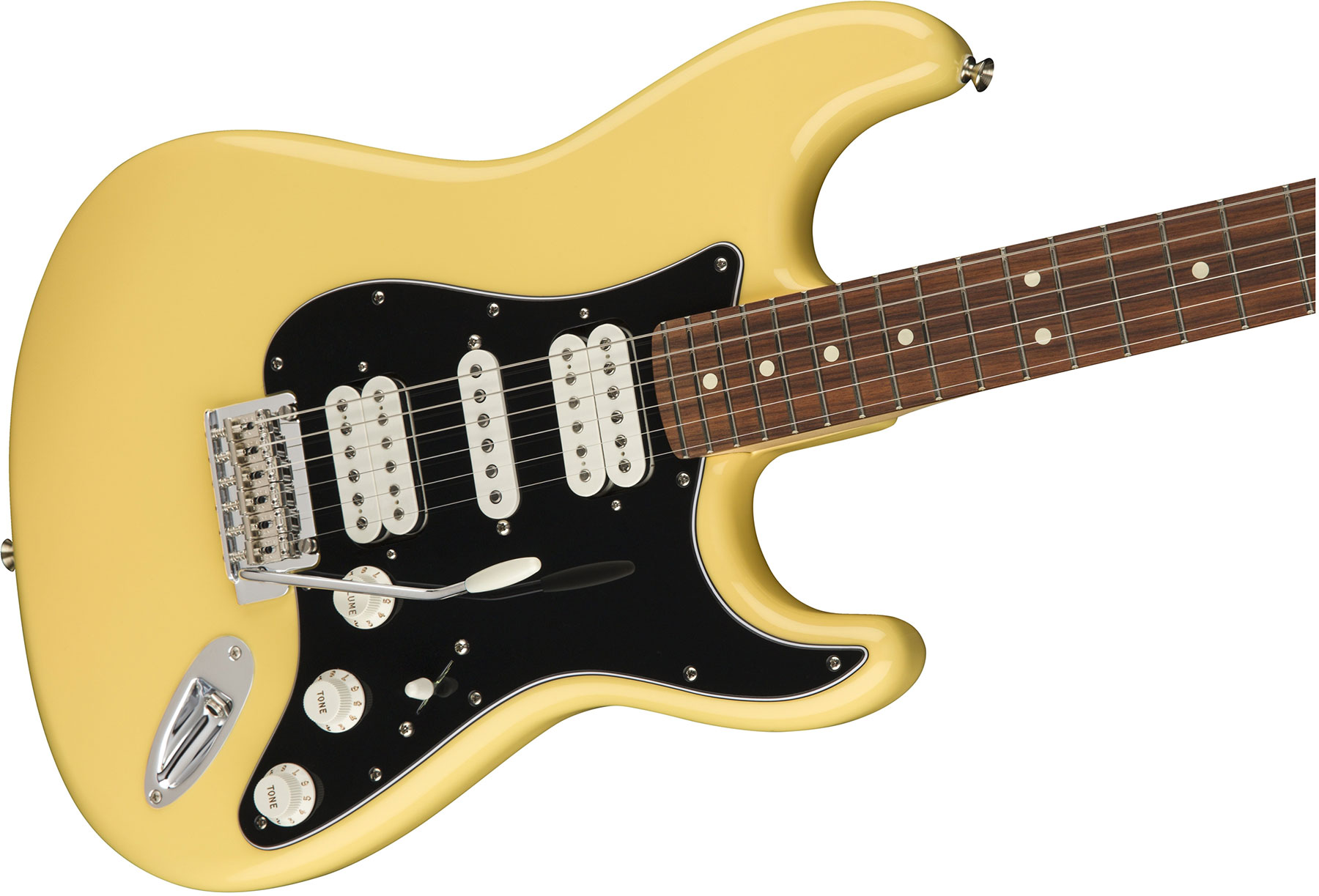 Fender Strat Player Mex Hsh Pf - Buttercream - Str shape electric guitar - Variation 2