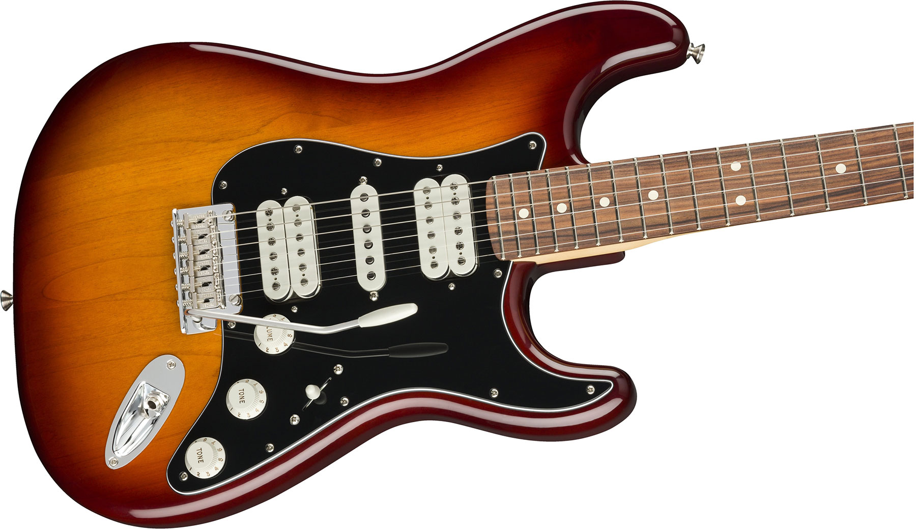 Fender Strat Player Mex Hsh Pf - Tobacco Burst - Str shape electric guitar - Variation 2