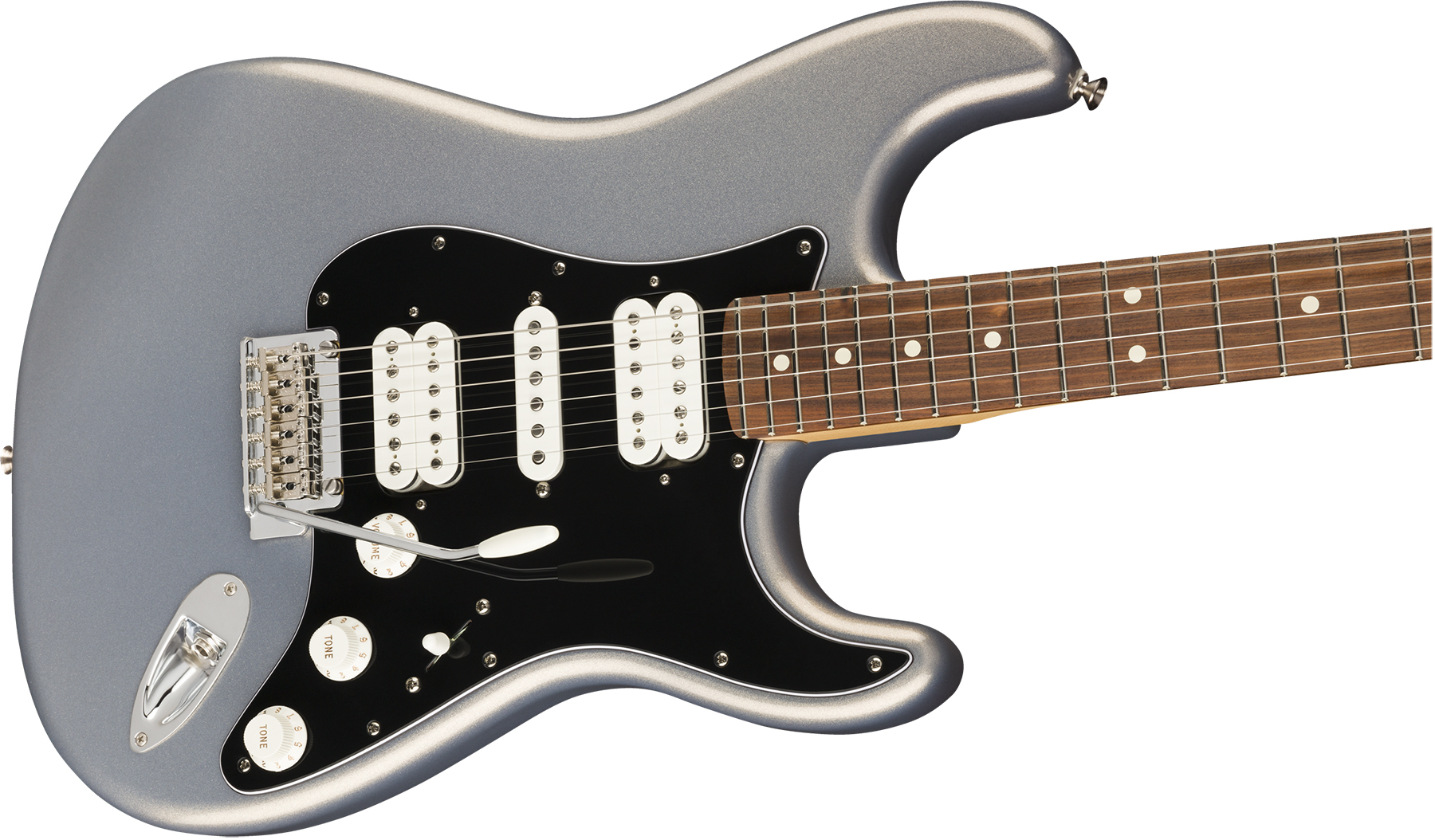 Fender Strat Player Mex Hsh Pf - Silver - Str shape electric guitar - Variation 3