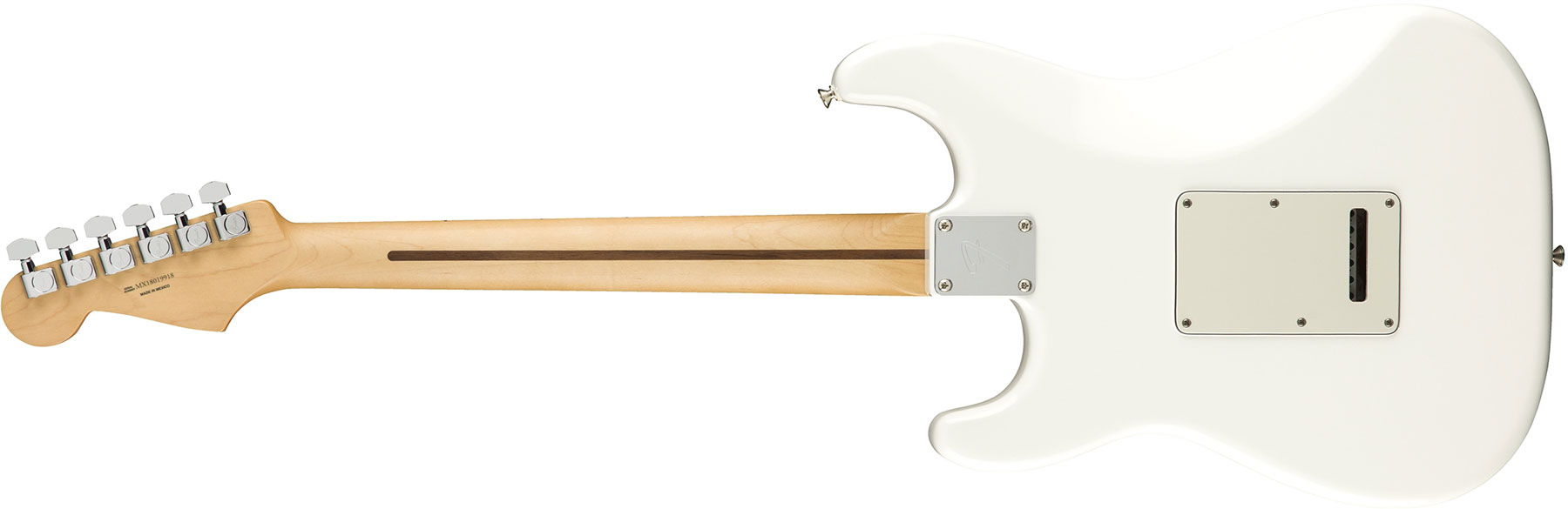 Fender Strat Player Mex Hss Mn - Polar White - Str shape electric guitar - Variation 1