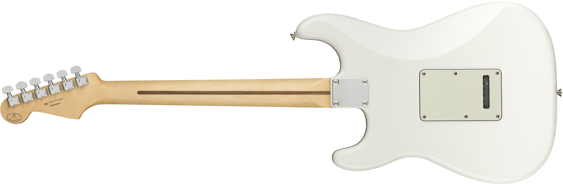 Fender Strat Player Mex Hss Pf - Polar White - Str shape electric guitar - Variation 1
