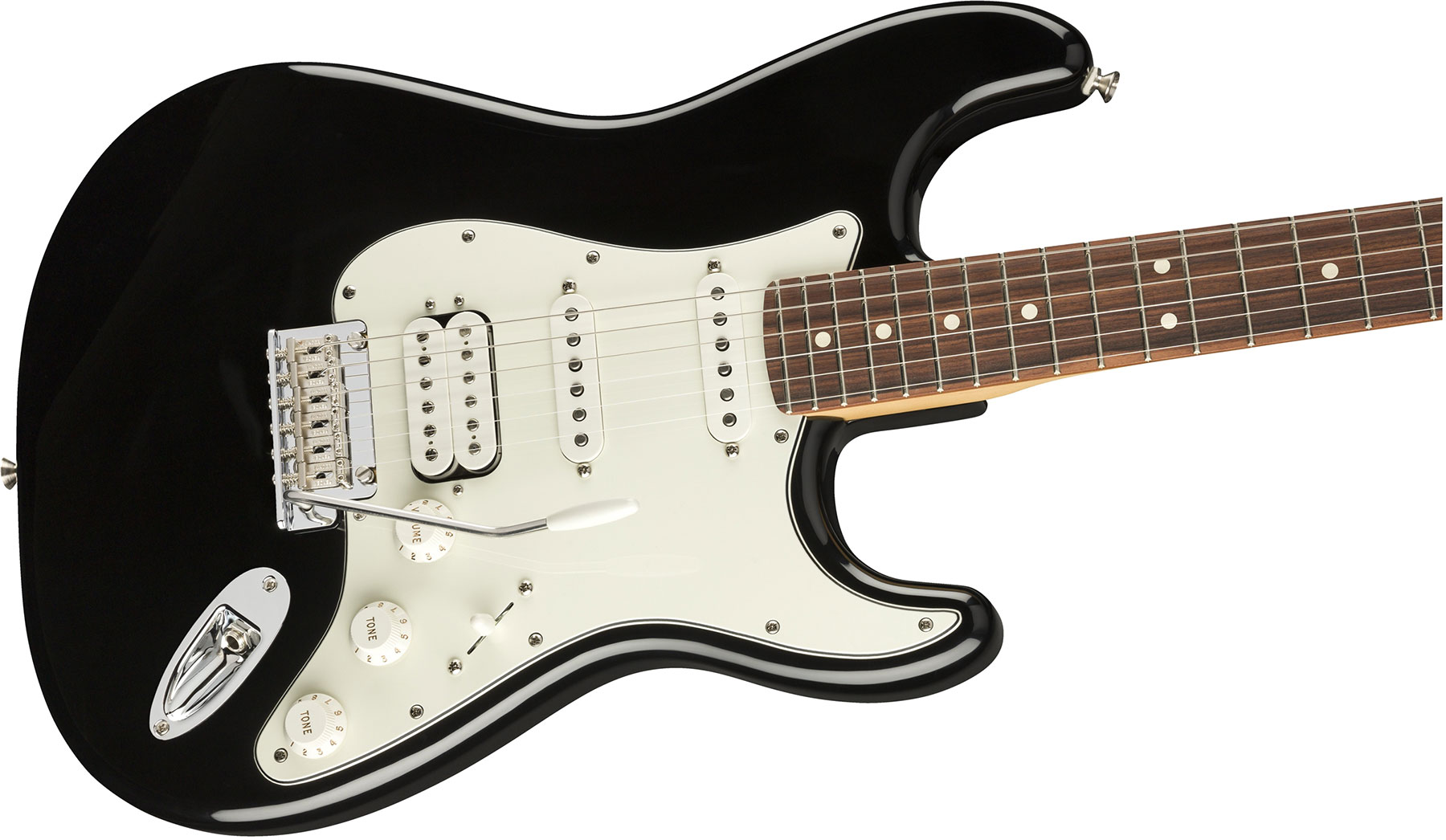 Fender Strat Player Mex Hss Pf - Black - Str shape electric guitar - Variation 2