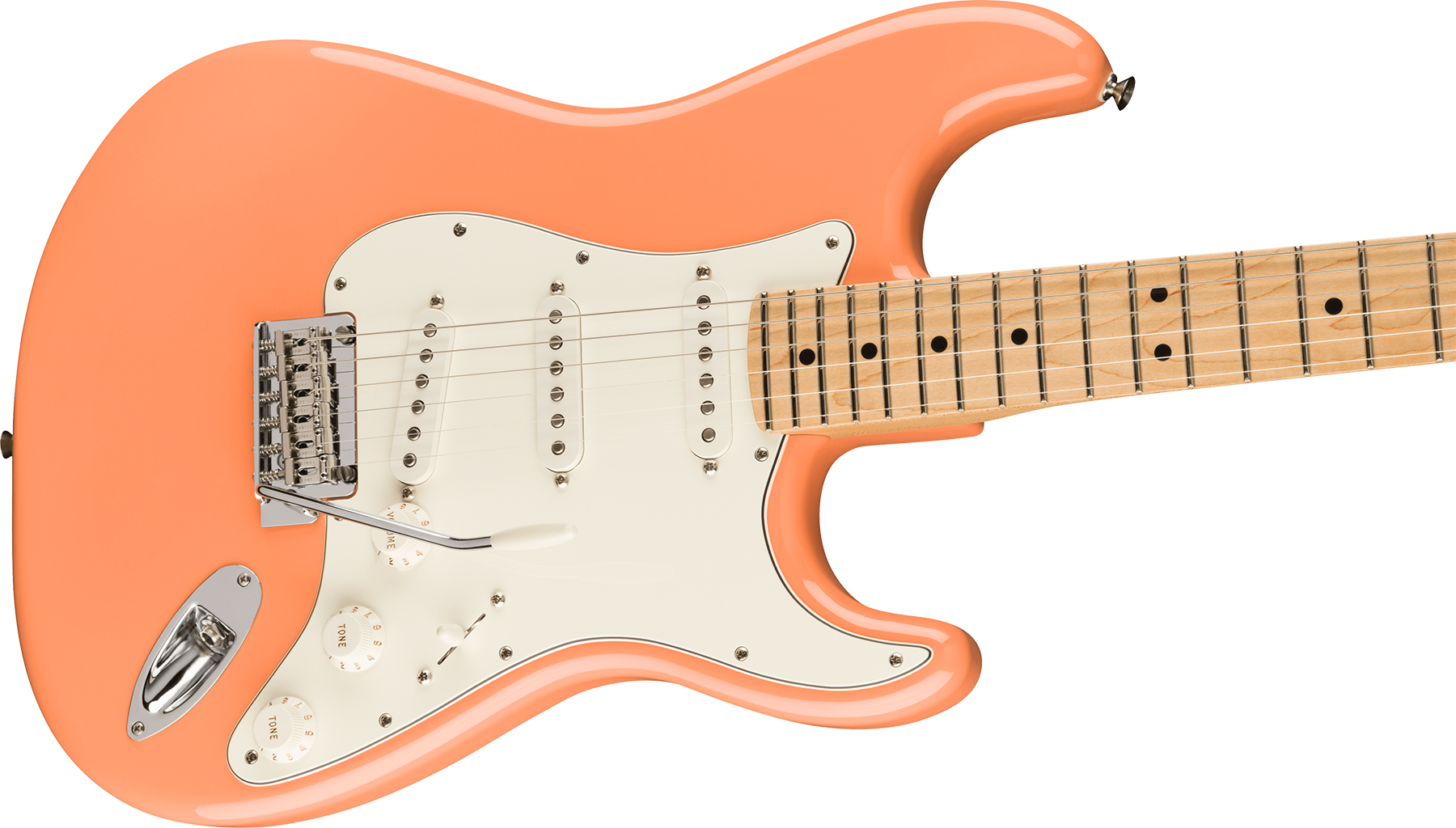 Fender Strat Player Ltd Mex 3s Trem Mn - Pacific Peach - Str shape electric guitar - Variation 2