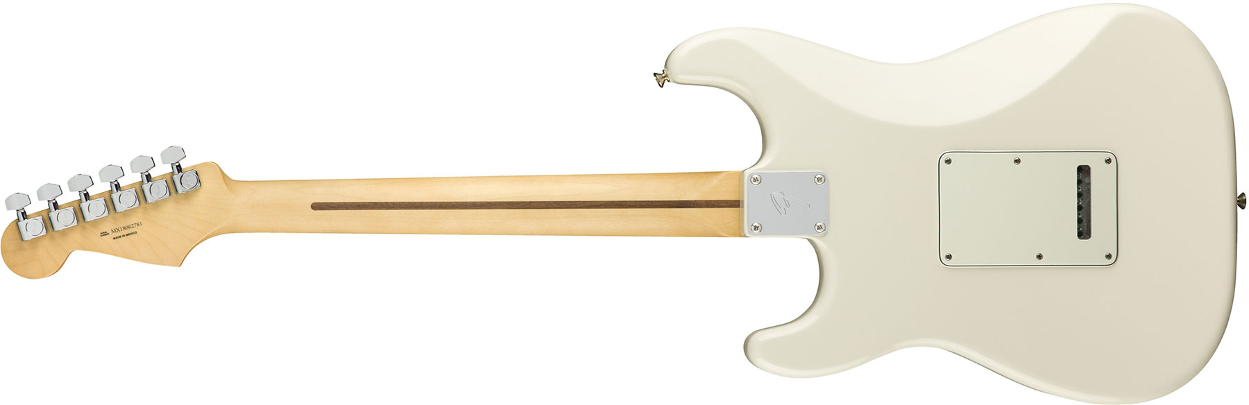 Fender Strat Player Mex Sss Mn - Polar White - Str shape electric guitar - Variation 1
