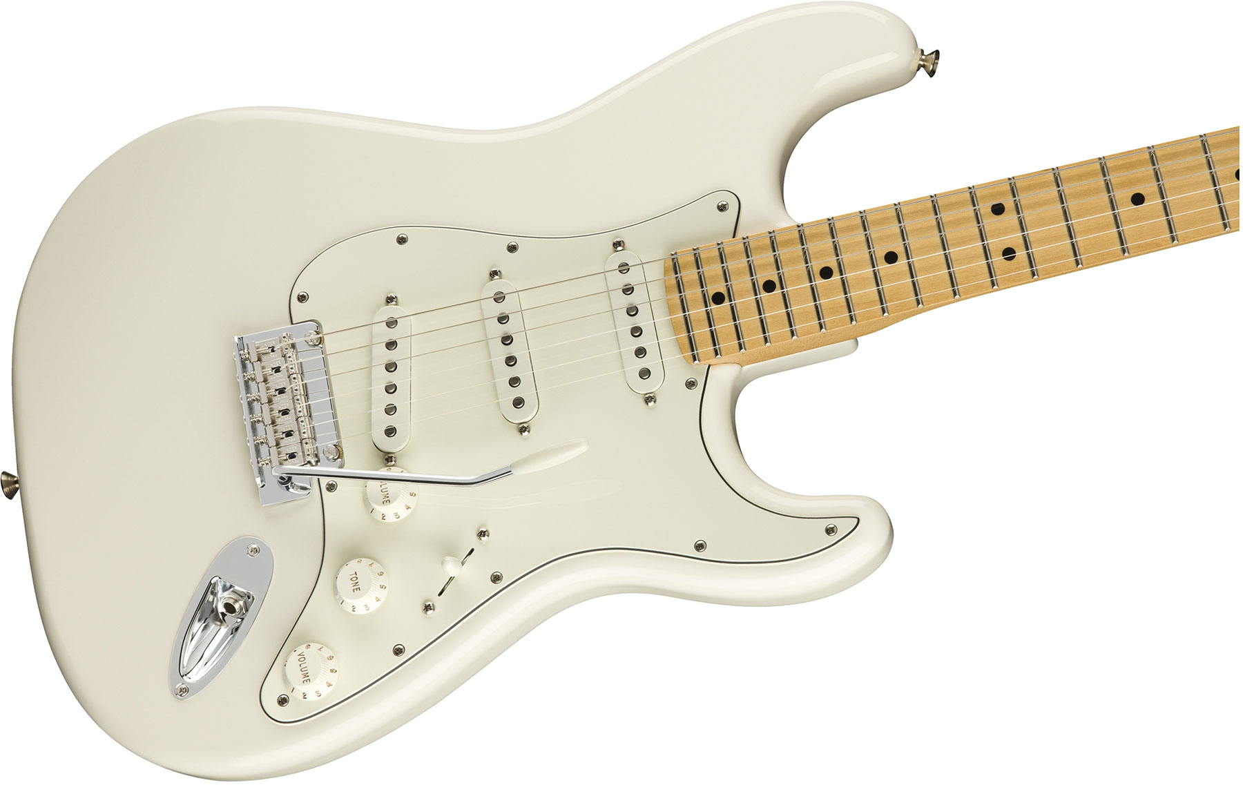 Fender Strat Player Mex Sss Mn - Polar White - Str shape electric guitar - Variation 2