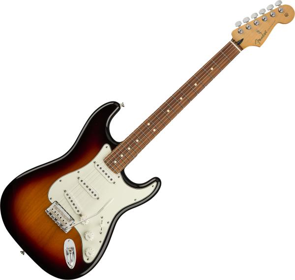 Solid body electric guitar Fender Player Stratocaster (MEX, PF) - 3-color sunburst
