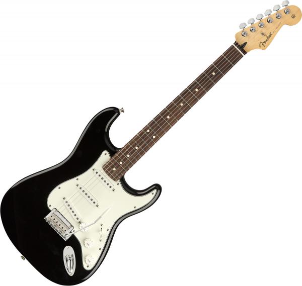 Solid body electric guitar Fender Player Stratocaster (MEX, PF) - Black