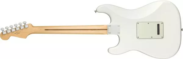 Solid body electric guitar Fender Player Stratocaster (MEX, PF) - polar white
