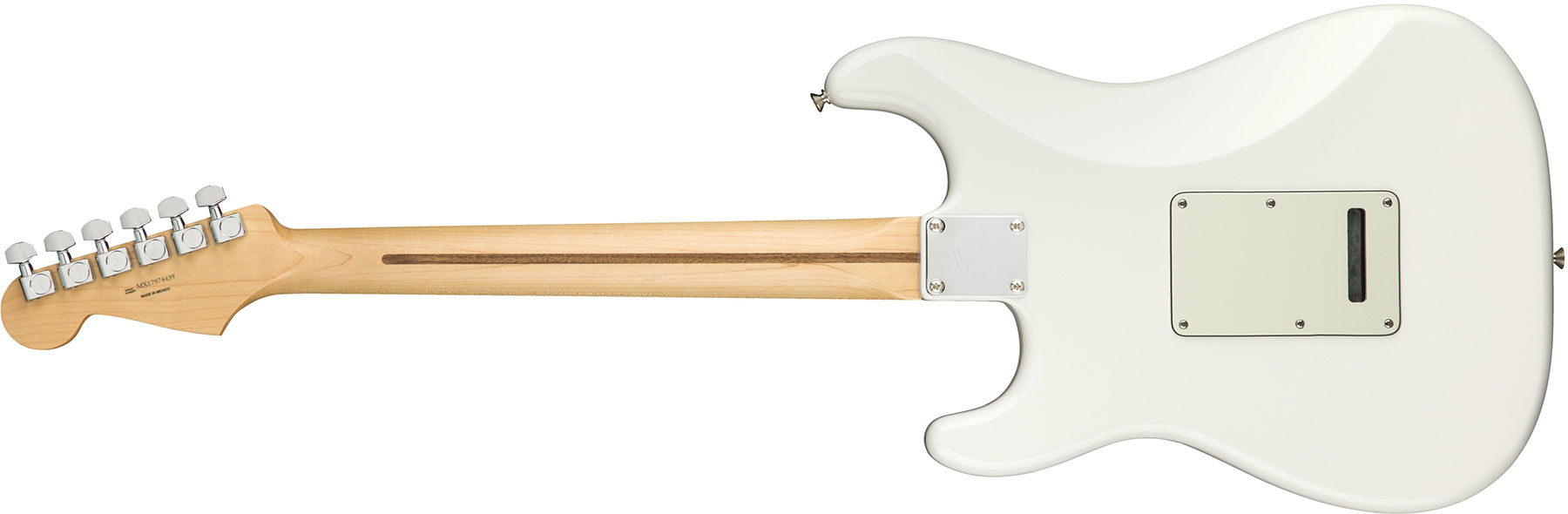 Fender Strat Player Mex Sss Pf - Polar White - Str shape electric guitar - Variation 1