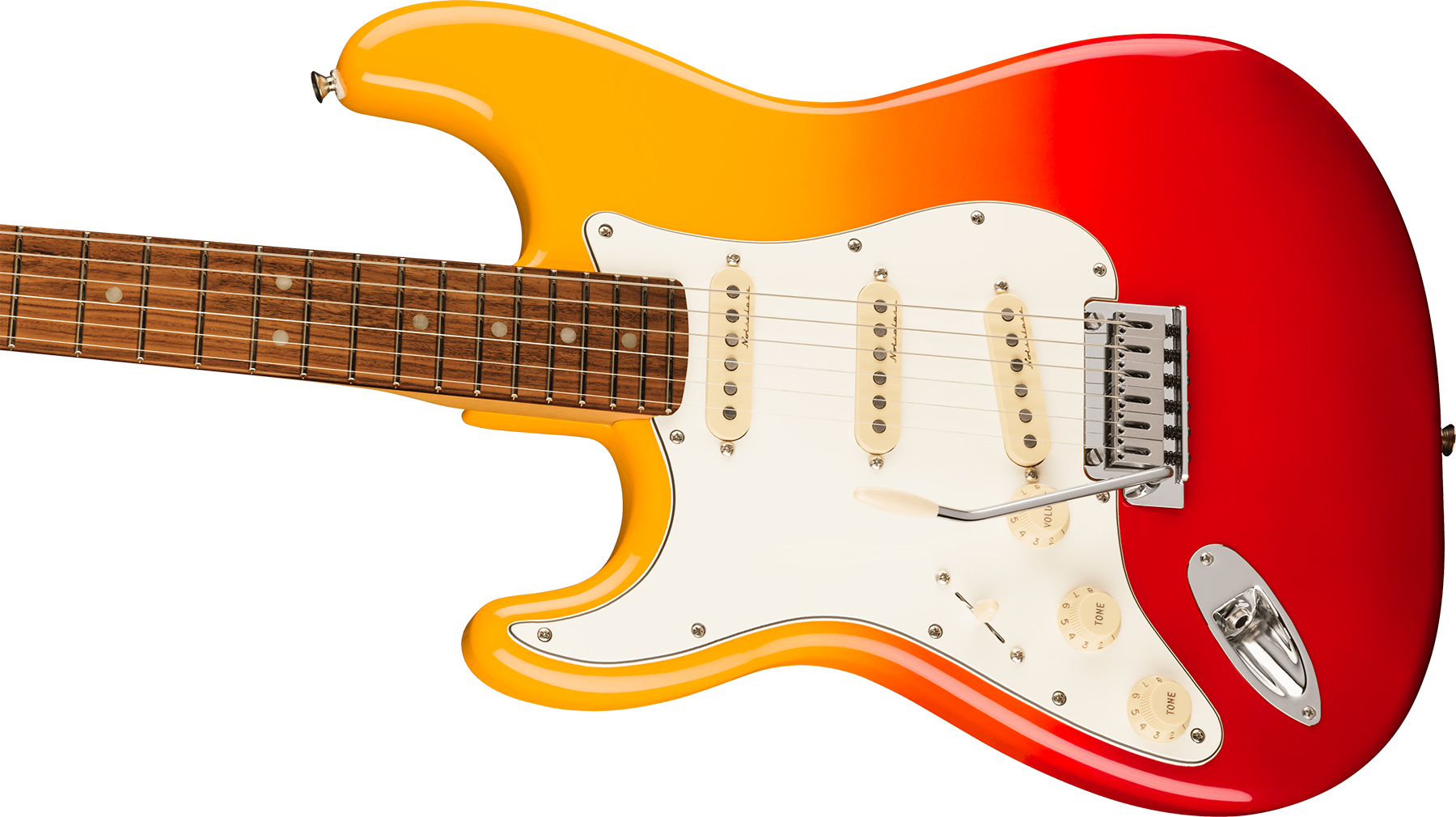 Fender Strat Player Plus Lh Gaucher Mex 3s Trem Pf - Tequila Sunrise - Left-handed electric guitar - Variation 2