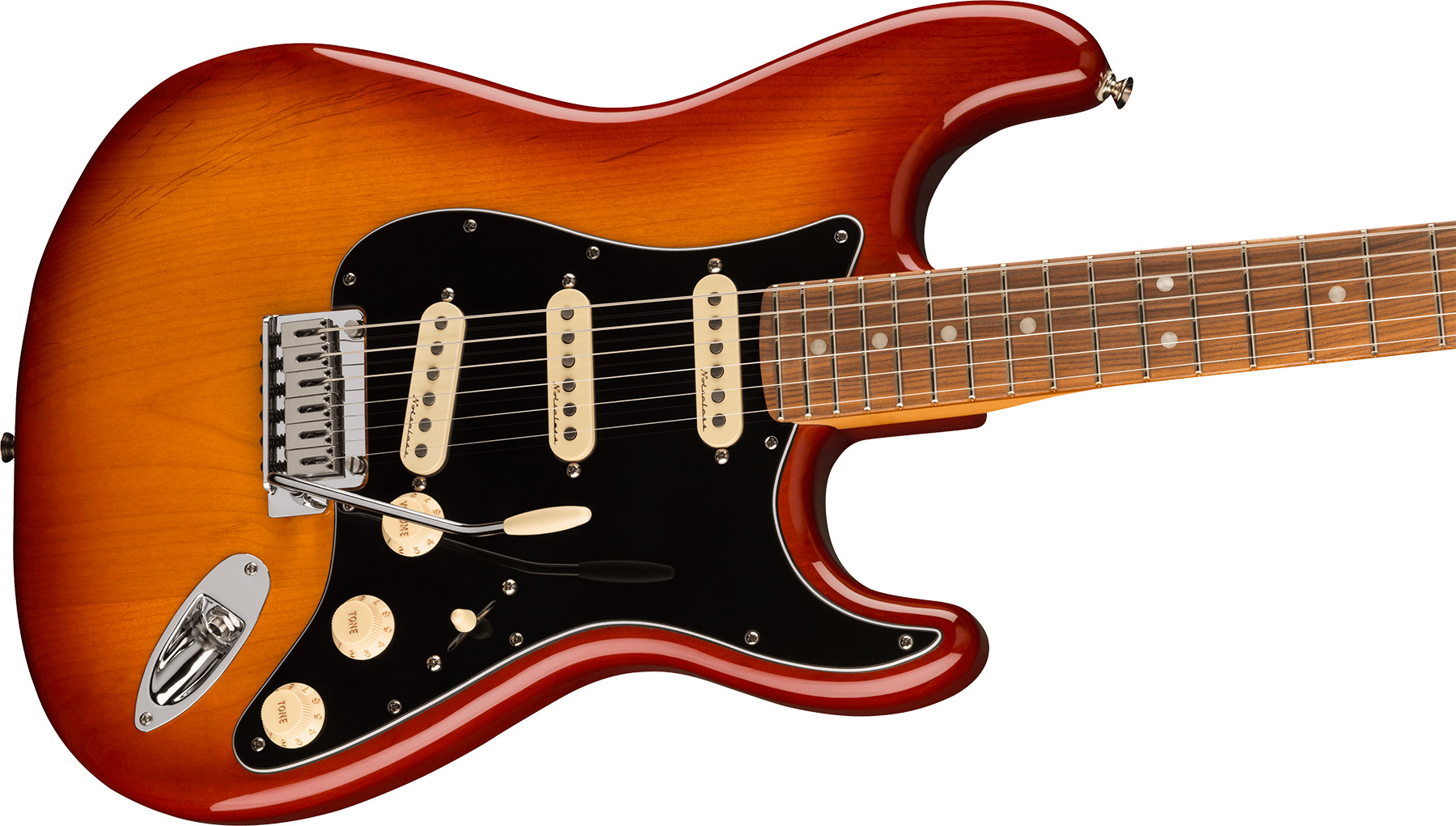 Fender Strat Player Plus Mex 2023 3s Trem Pf - Sienna Sunburst - Str shape electric guitar - Variation 2