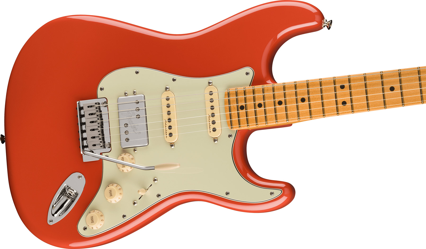 Fender Strat Player Plus Mex 2023 Hss Trem Mn - Fiesta Red - Str shape electric guitar - Variation 2
