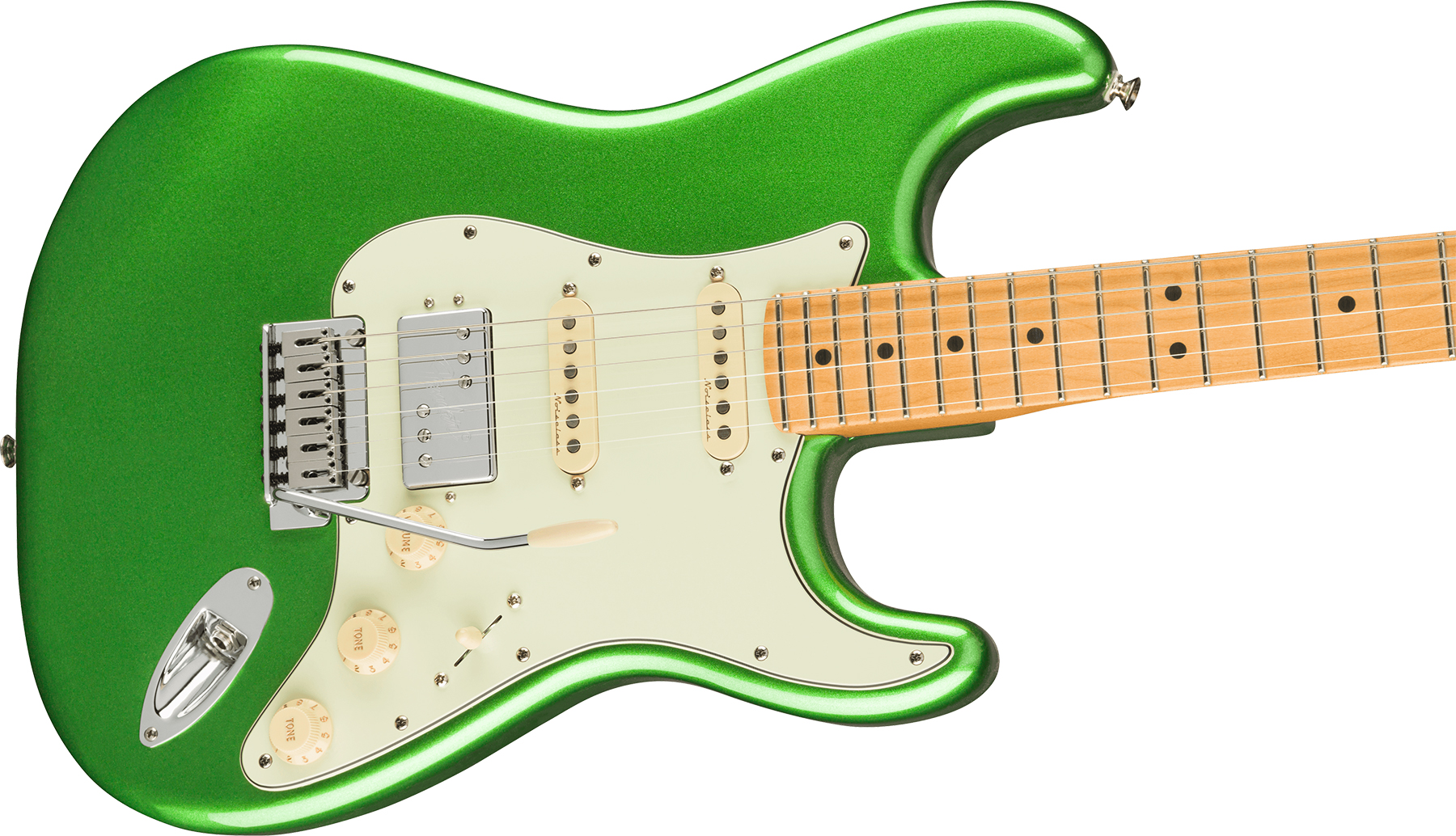 Fender Strat Player Plus Mex Hss Trem Mn - Cosmic Jade - Str shape electric guitar - Variation 2