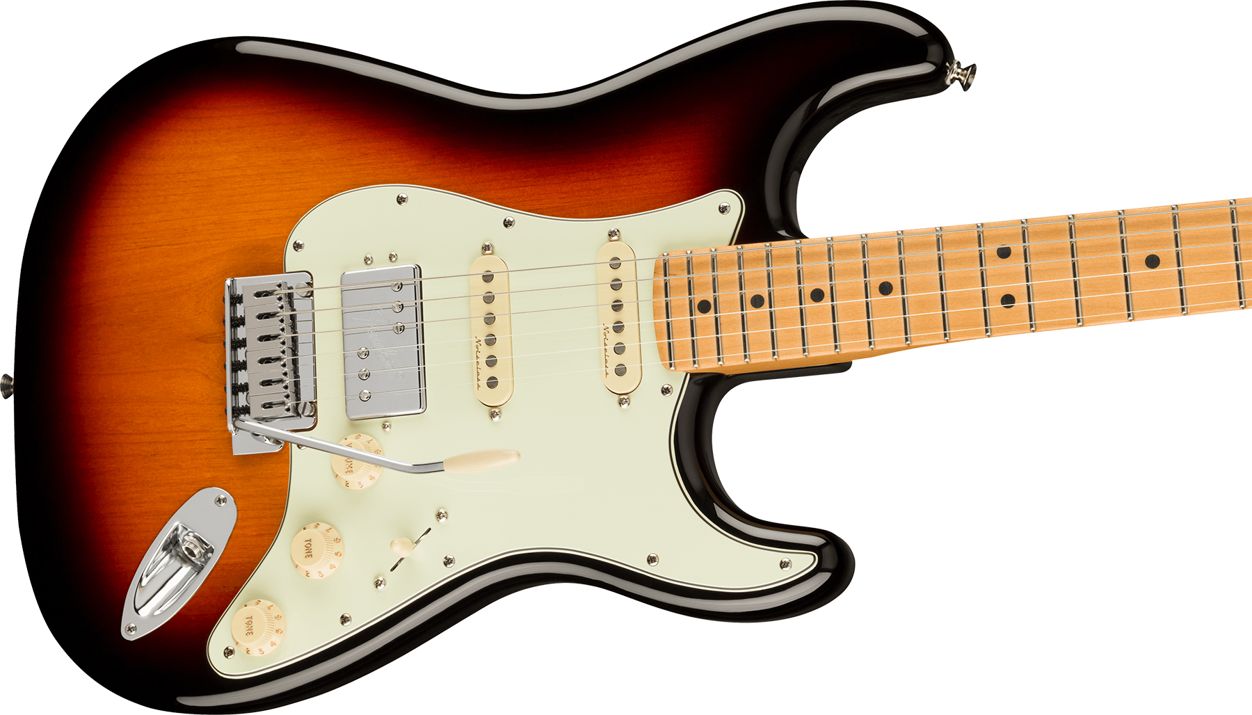 Fender Strat Player Plus Mex Hss Trem Mn - 3-color Sunburst - Str shape electric guitar - Variation 2