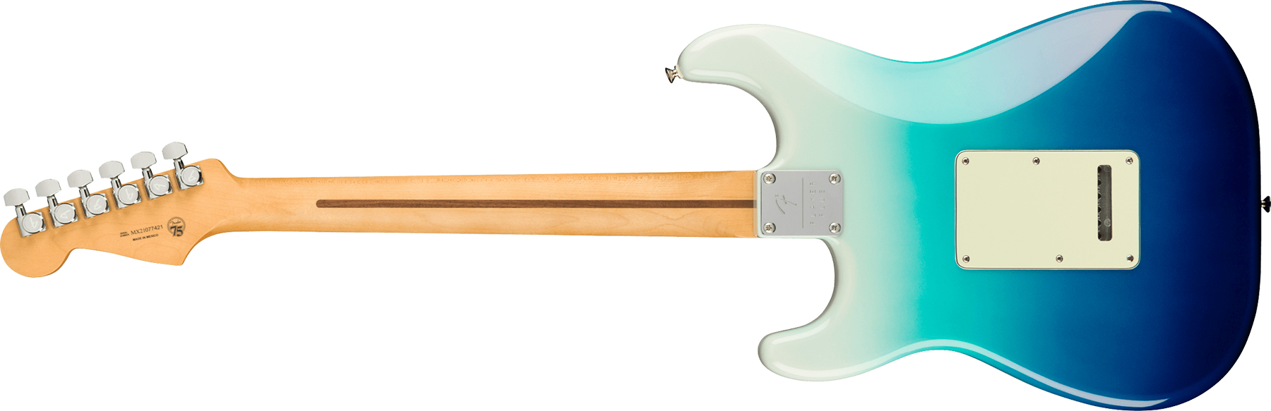 Fender Strat Player Plus Mex Hss Trem Pf - Belair Blue - Str shape electric guitar - Variation 1