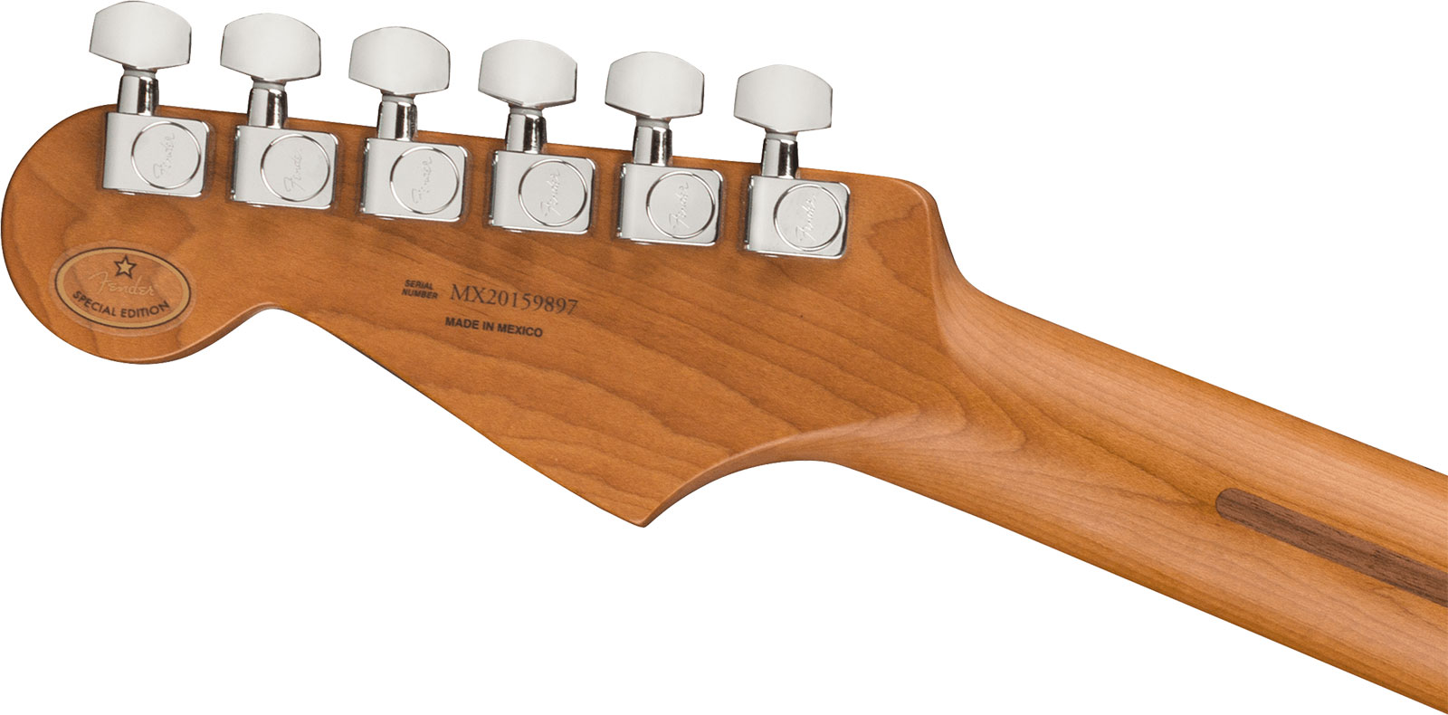 Fender Strat Player Roasted Neck Ltd Mex Hss Trem Mn - Shell Pink - Str shape electric guitar - Variation 3