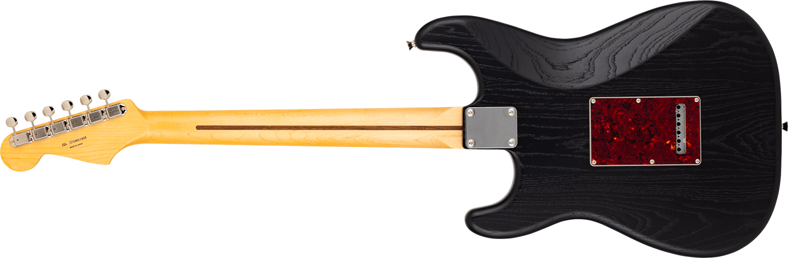 Fender Strat Raw Ash Mij Ltd Jap 3s Trem Rw - Black - Str shape electric guitar - Variation 1