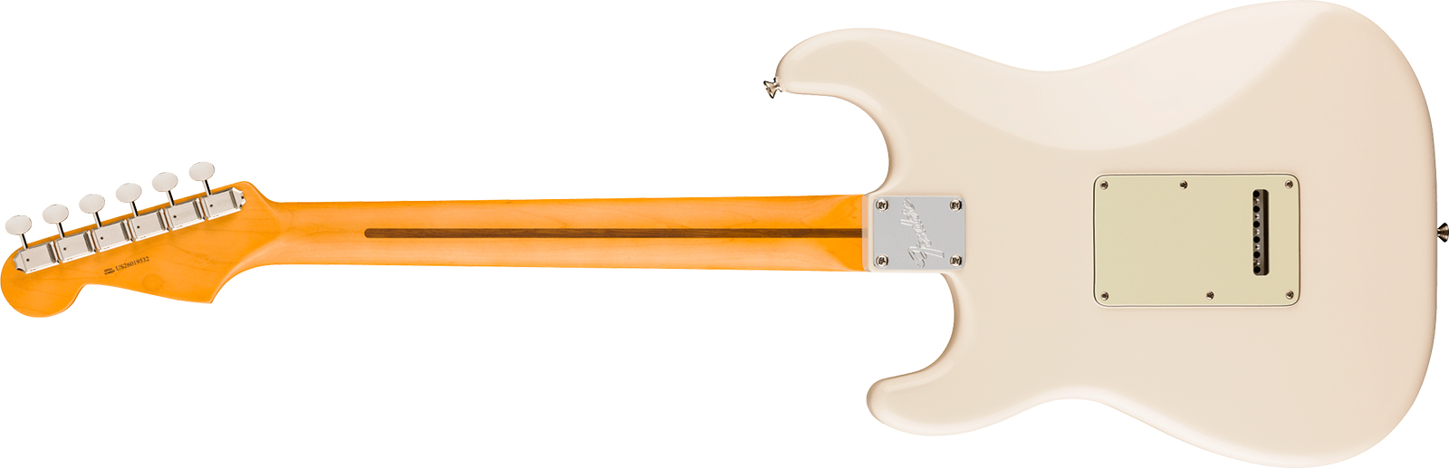 Fender Strat Silent System American Pro. Classic Ltd 3s Trem Mn - Olympic White - Str shape electric guitar - Variation 1