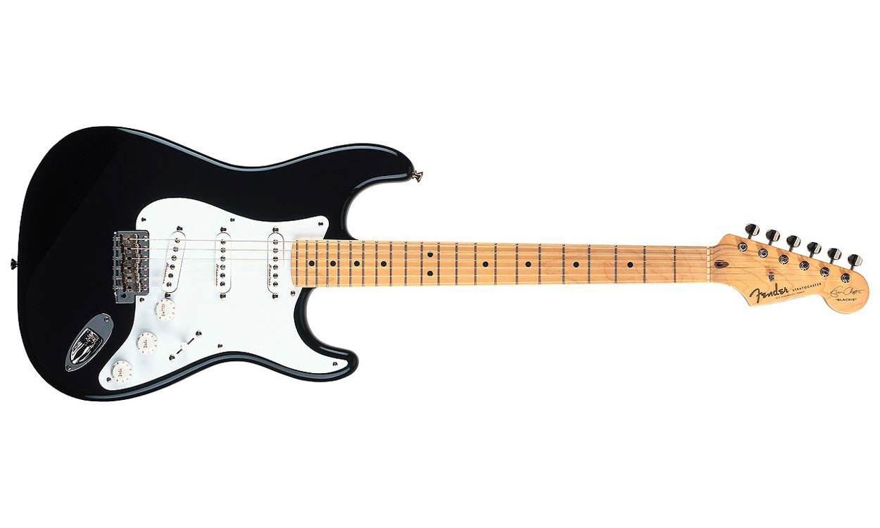 Fender Strat Eric Clapton Usa Signature 3s Trem Mn - Black - Str shape electric guitar - Variation 1