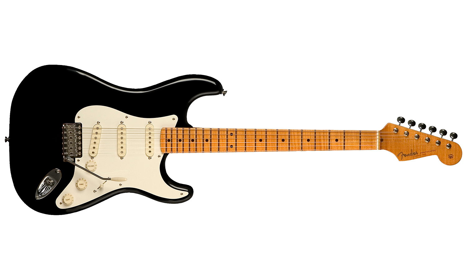 Fender Strat Eric Johnson Usa Signature Sss Mn - Black - Str shape electric guitar - Variation 1