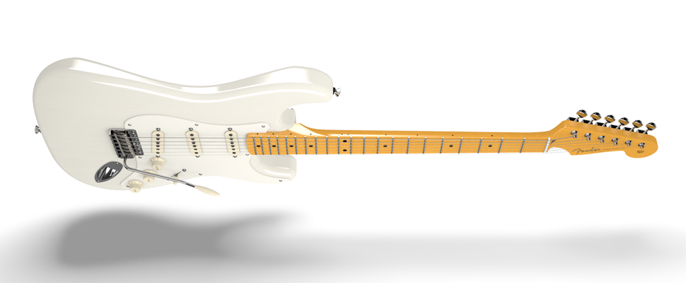 Fender Strat Eric Johnson Usa Sss Mn - White Blonde - Str shape electric guitar - Variation 3