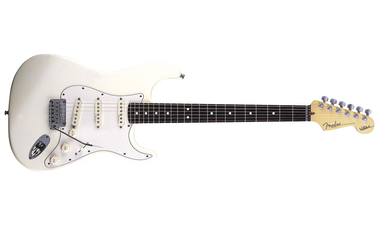 Fender Jeff Beck Strat Usa Signature 3s Trem Rw - Olympic White - Str shape electric guitar - Variation 1