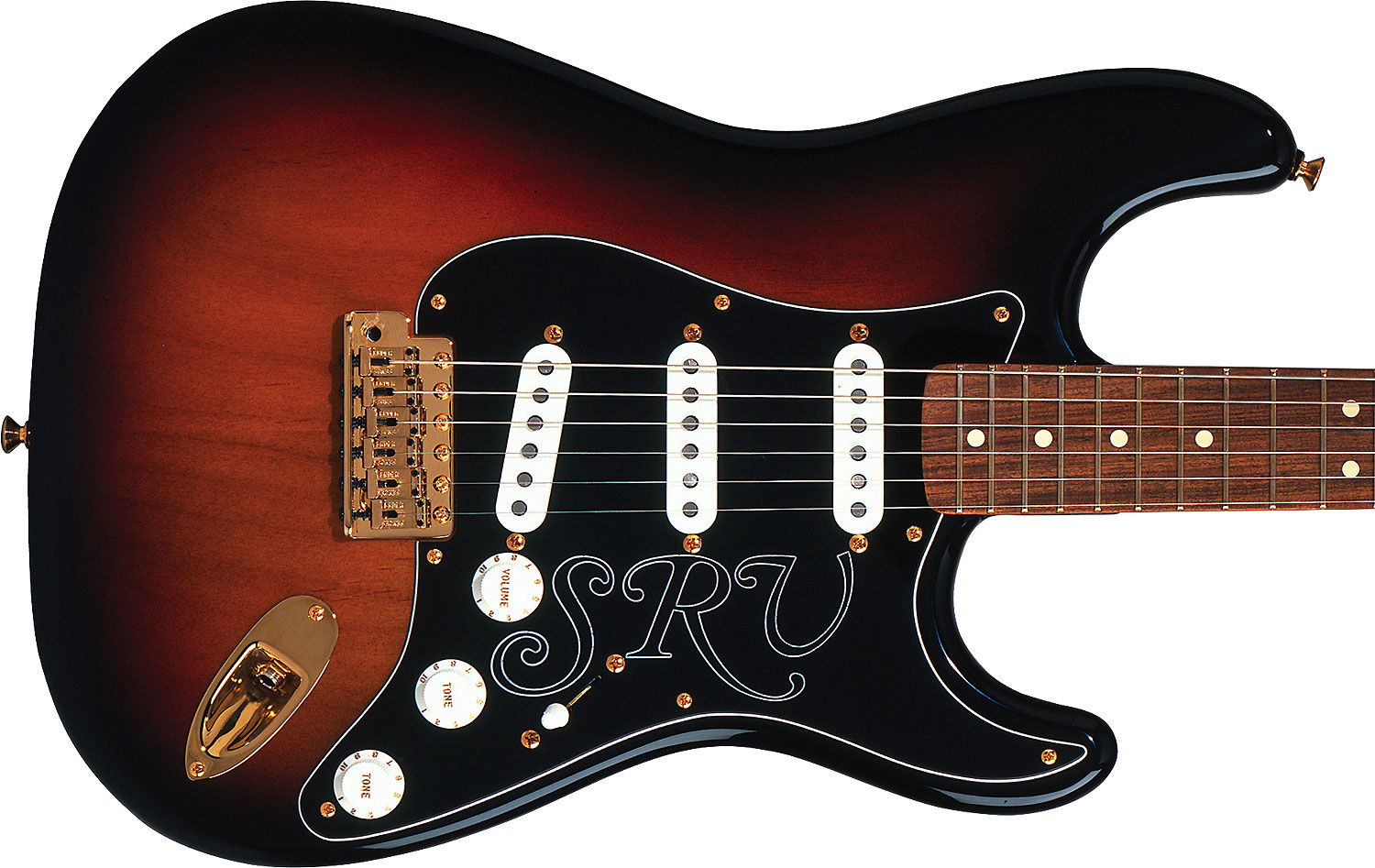 Fender Stevie Ray Vaughan Strat Usa Signature Sss Pf - 3-color Sunburst - Str shape electric guitar - Variation 2