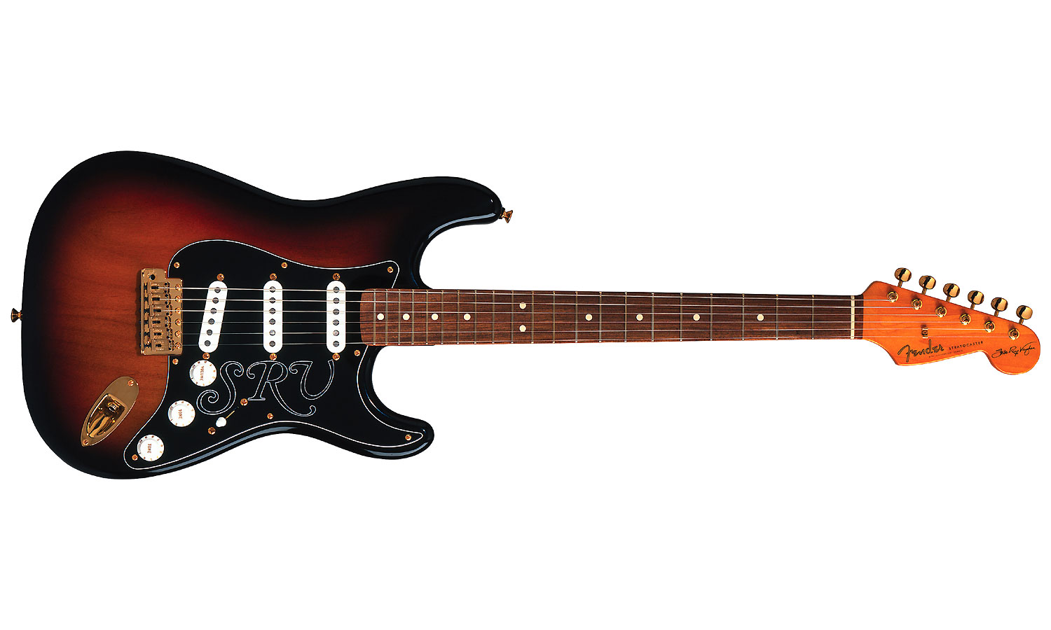 Fender Stevie Ray Vaughan Strat Usa Signature Sss Pf - 3-color Sunburst - Str shape electric guitar - Variation 1