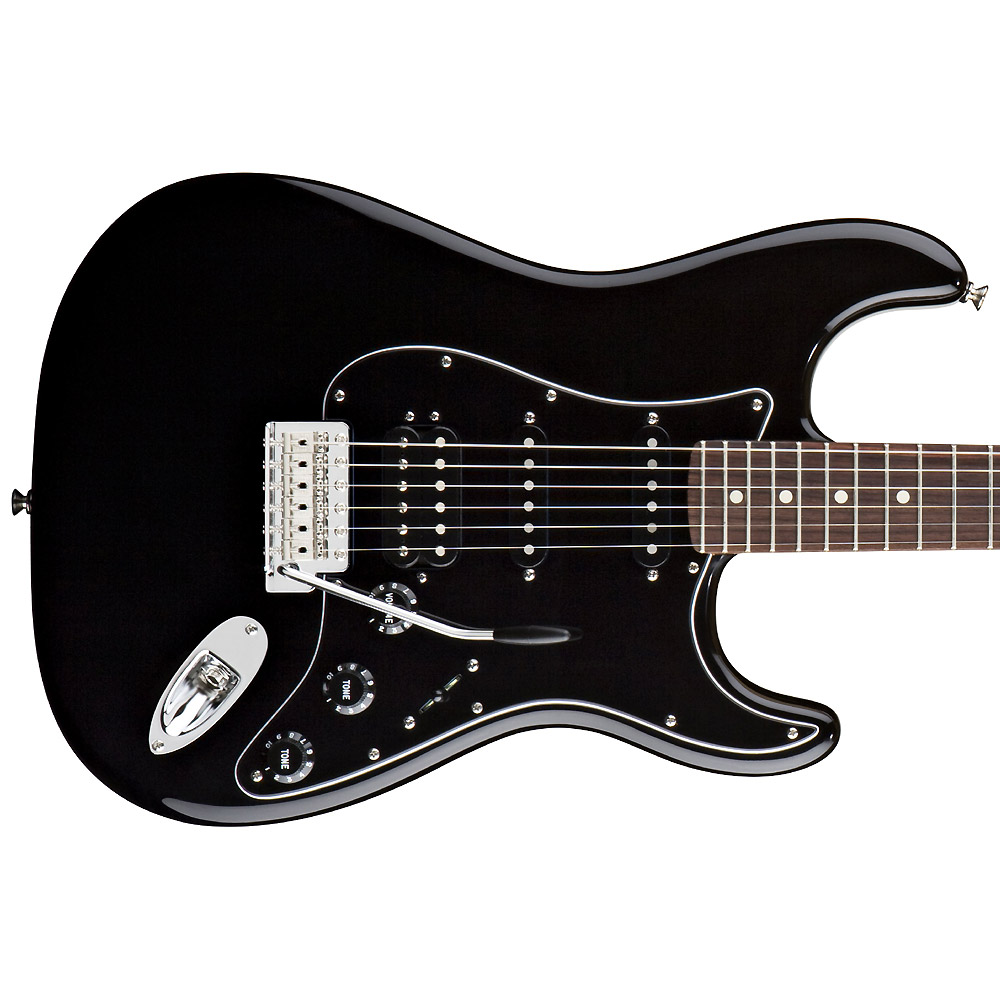 Fender Strat Usa American Special Hss Rw Black - Str shape electric guitar - Variation 2