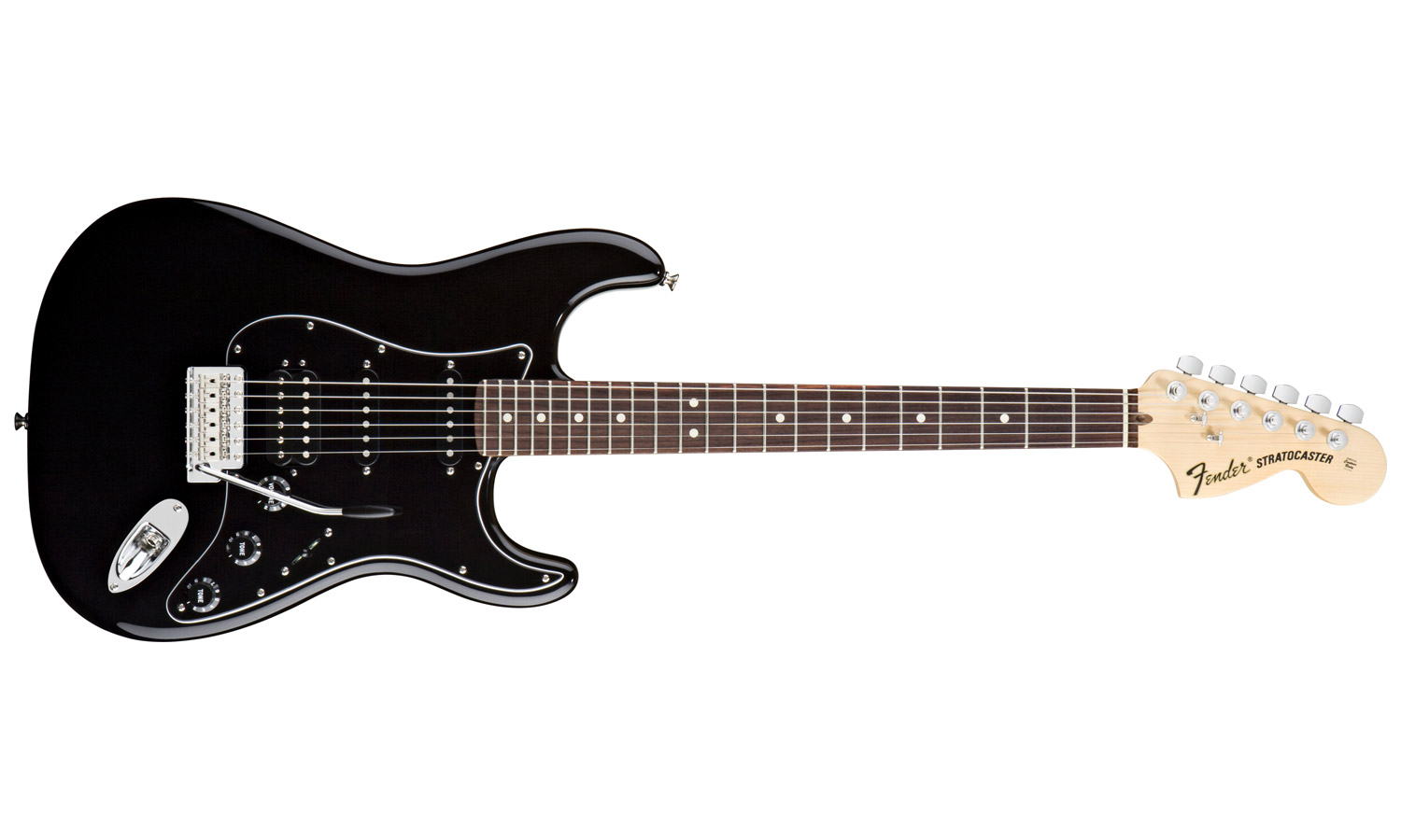 Fender Strat Usa American Special Hss Rw Black - Str shape electric guitar - Variation 1