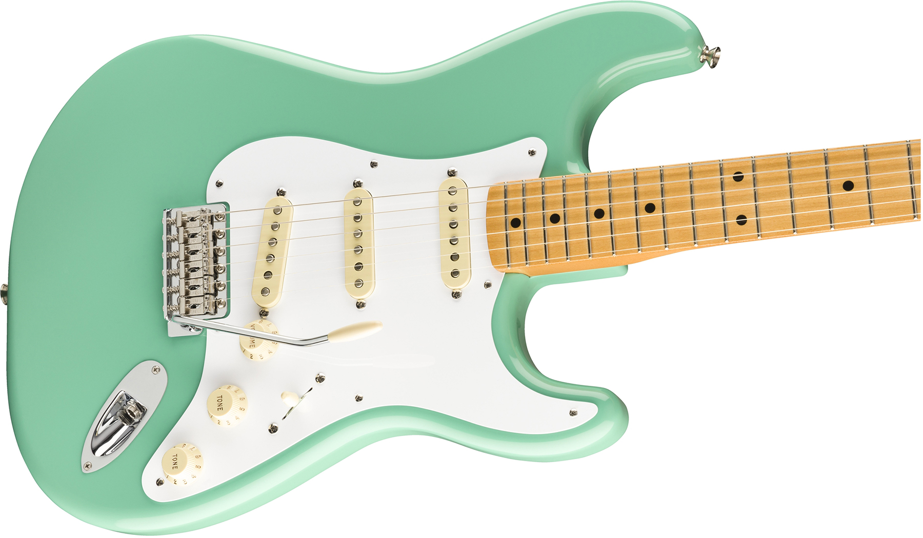 Fender Strat 50s Vintera Vintage Mex Mn - Seafoam Green - Str shape electric guitar - Variation 2