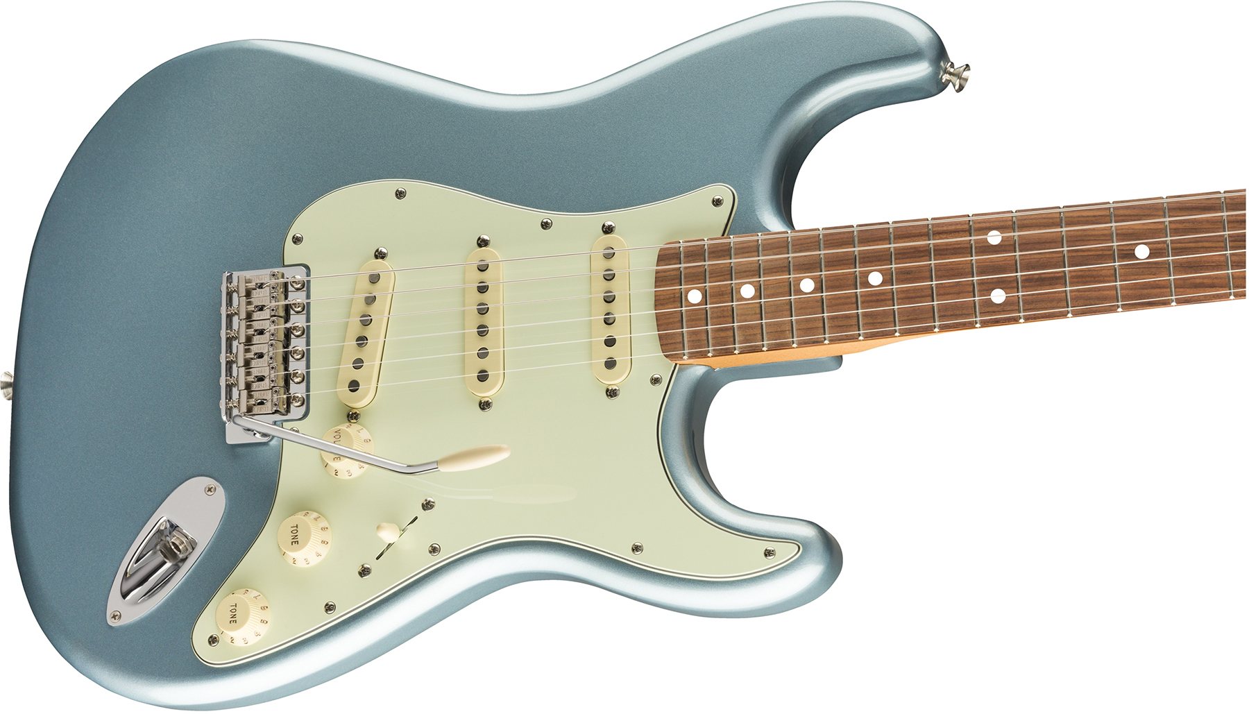 Fender Strat 60s Vintera Vintage Mex Pf - Ice Blue Metallic - Str shape electric guitar - Variation 2
