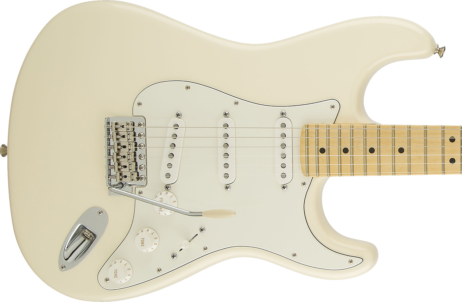 Fender Strat American Special Usa Mn - Olympic White - Str shape electric guitar - Variation 2