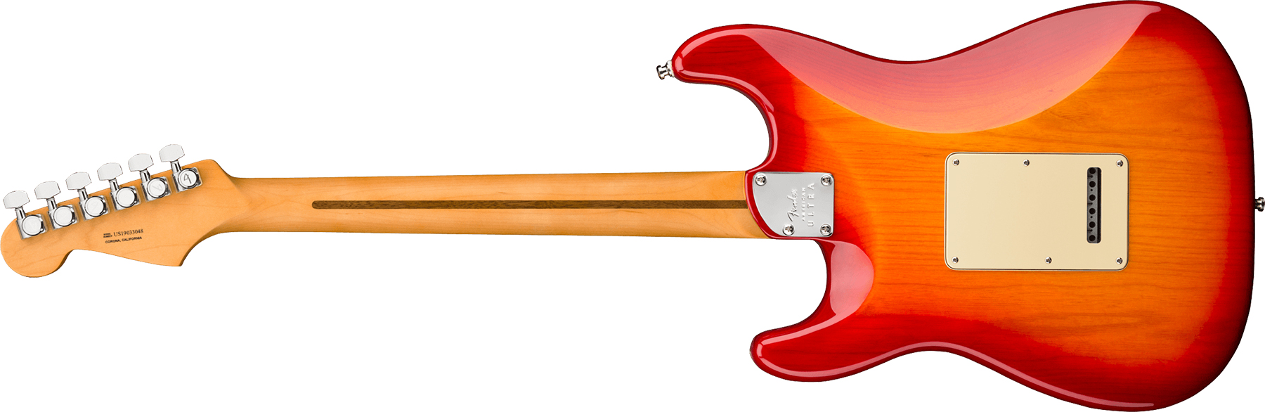Fender Strat American Ultra 2019 Usa Rw - Plasma Red Burst - Str shape electric guitar - Variation 1
