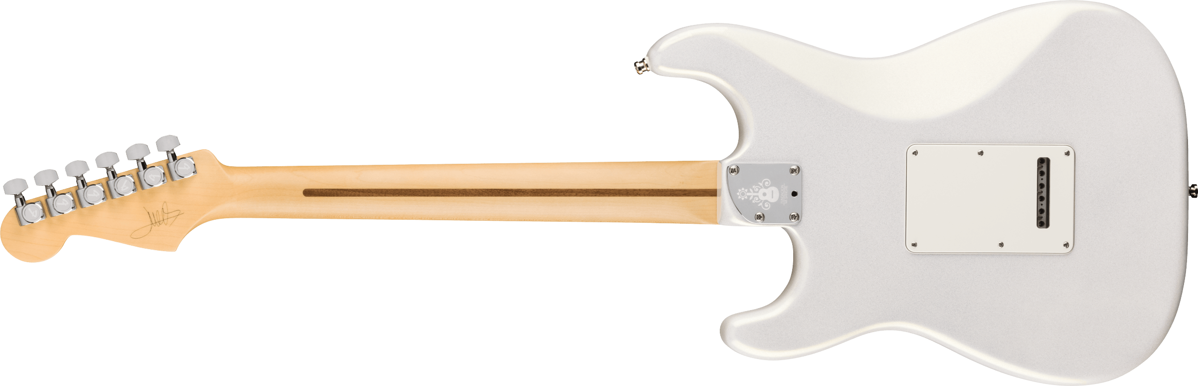 Fender Juanes Strat Trem Hss Mn - Luna White - Str shape electric guitar - Variation 1