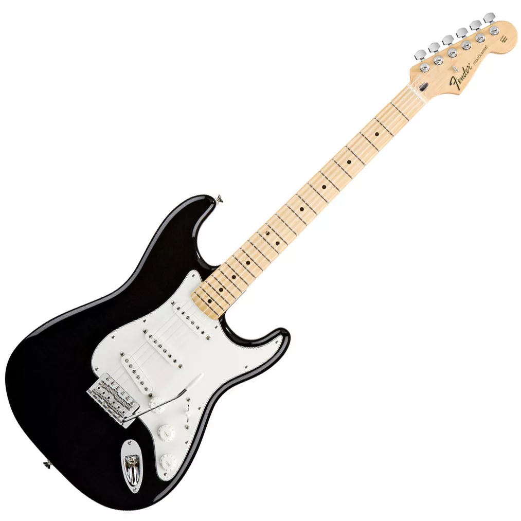 Fender Stratocaster Standard - black Str shape electric guitar