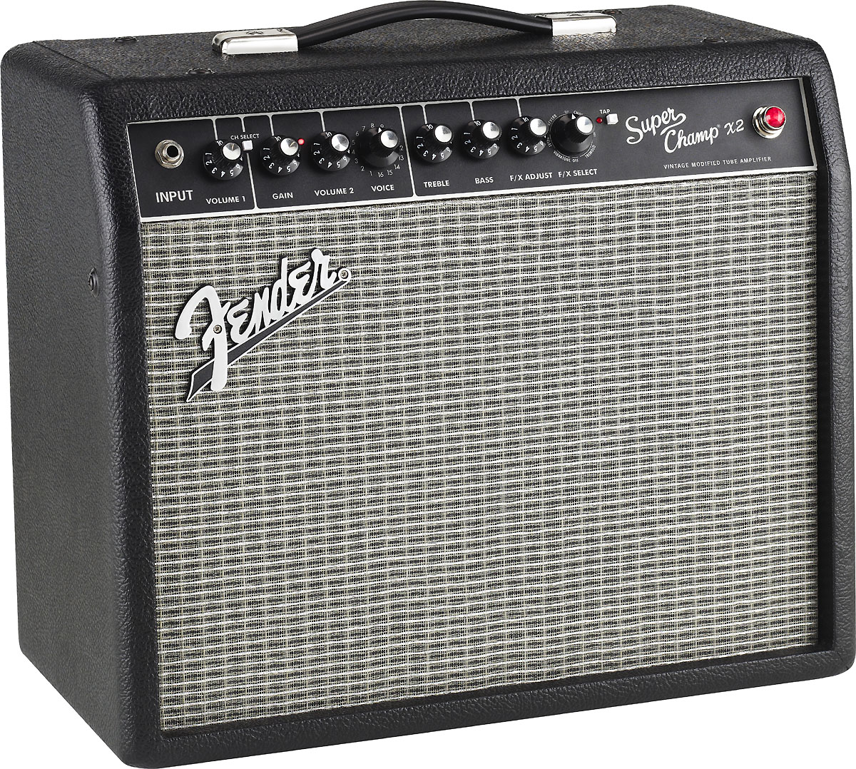 Fender Super Champ X2 2012 15w 1x10 Black - Electric guitar combo amp - Variation 1